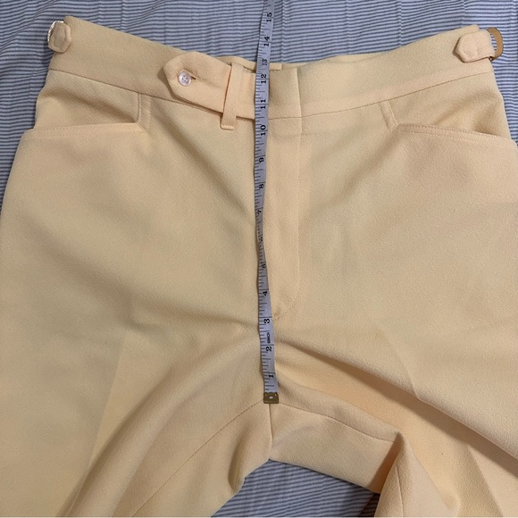 Vintage 1960s yellow wide leg trousers - Picture 7 of 7